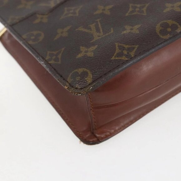 LOUIS VUITTON Monogram Pochette Homme Clutch Bag M51795 LV Auth 155907 - Picture 11 of 16